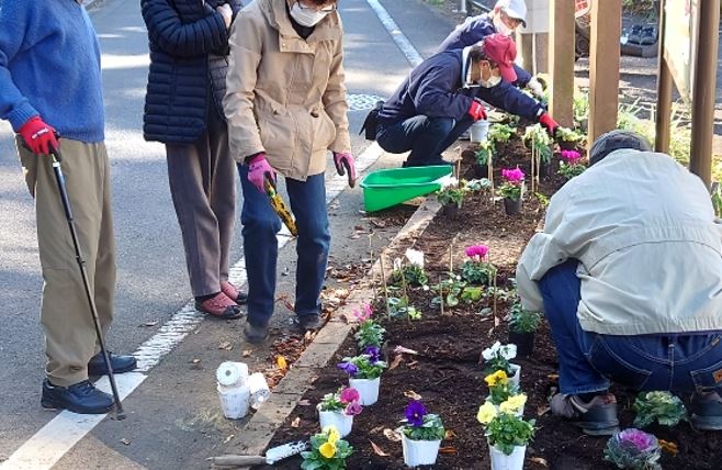 花壇づくり